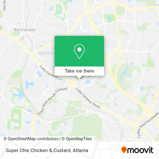 Super Chix Chicken & Custard map