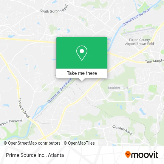 Prime Source Inc. map