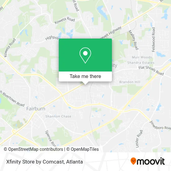 Xfinity Store by Comcast map