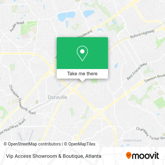 Vip Access Showroom & Boutique map