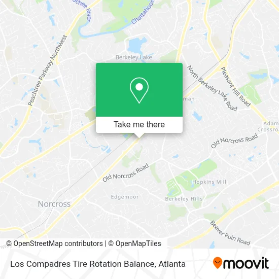 Los Compadres Tire Rotation Balance map