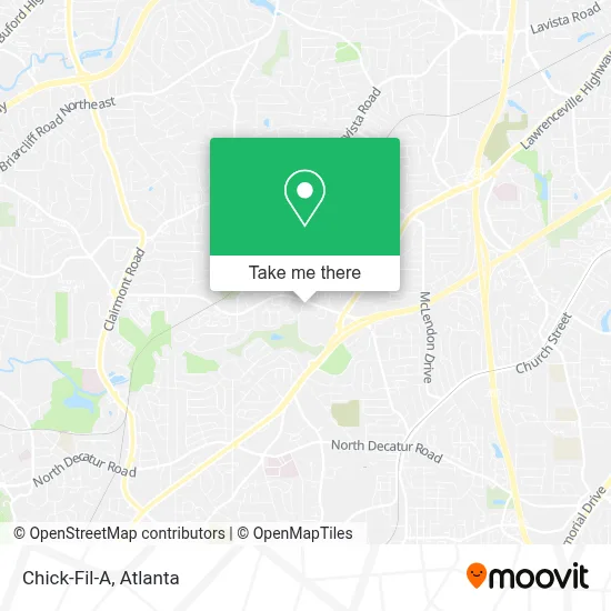 Chick-Fil-A map