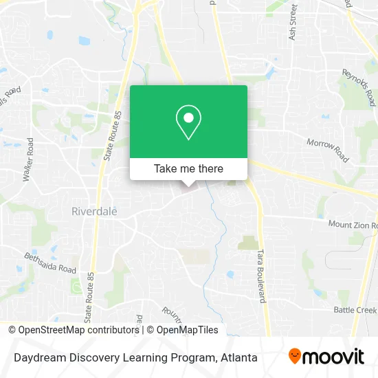 Daydream Discovery Learning Program map