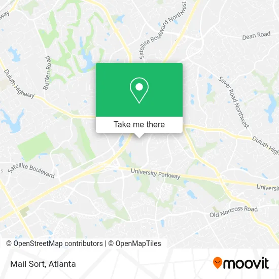 Mail Sort map