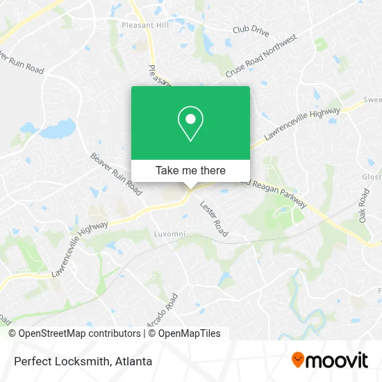 Perfect Locksmith map
