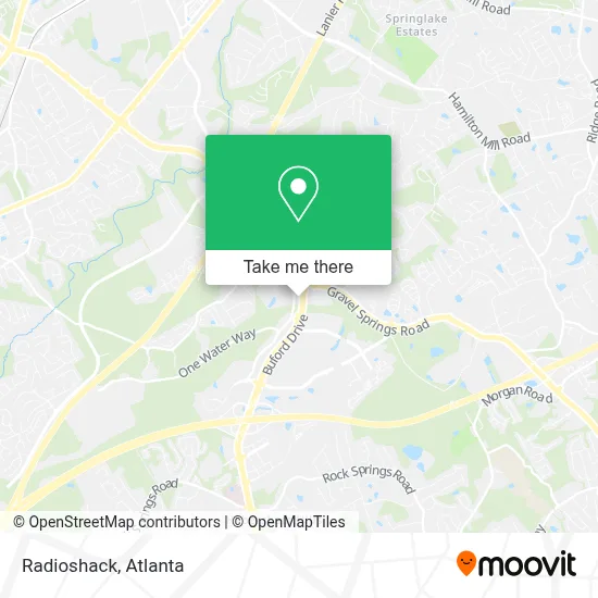 Radioshack map