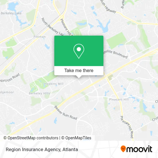 Region Insurance Agency map