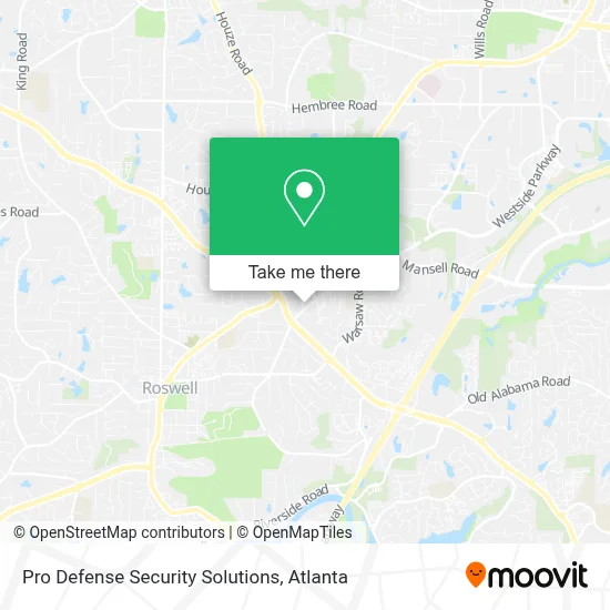 Pro Defense Security Solutions map