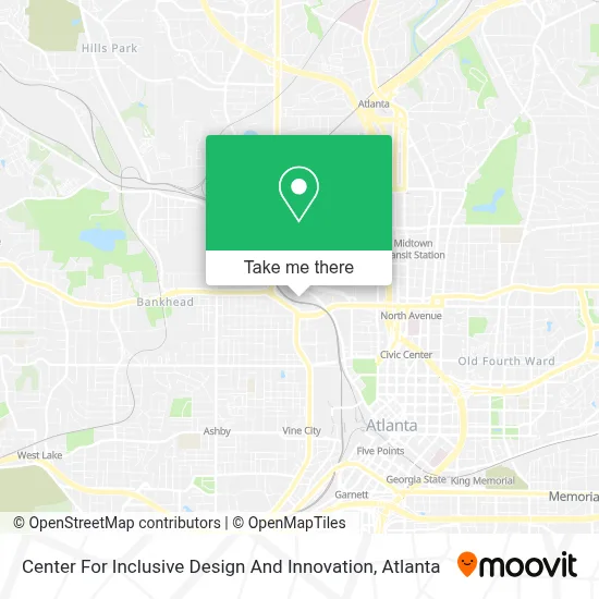 Center For Inclusive Design And Innovation map