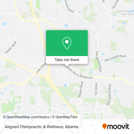Aligned Chiropractic & Wellness map
