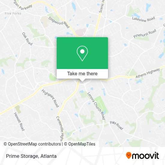 Prime Storage map