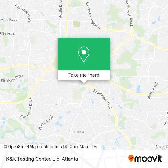 K&K Testing Center, Llc map