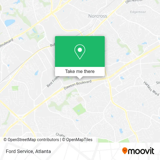 Ford Service map