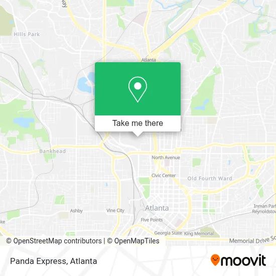 Panda Express map