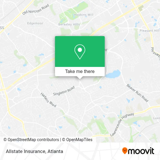Allstate Insurance map
