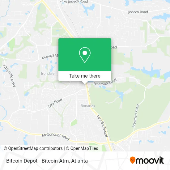 Bitcoin Depot - Bitcoin Atm map
