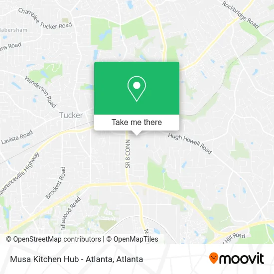 Musa Kitchen Hub - Atlanta map