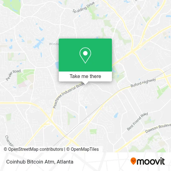 Coinhub Bitcoin Atm map