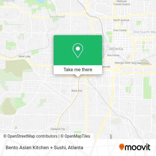 Bento Asian Kitchen + Sushi map