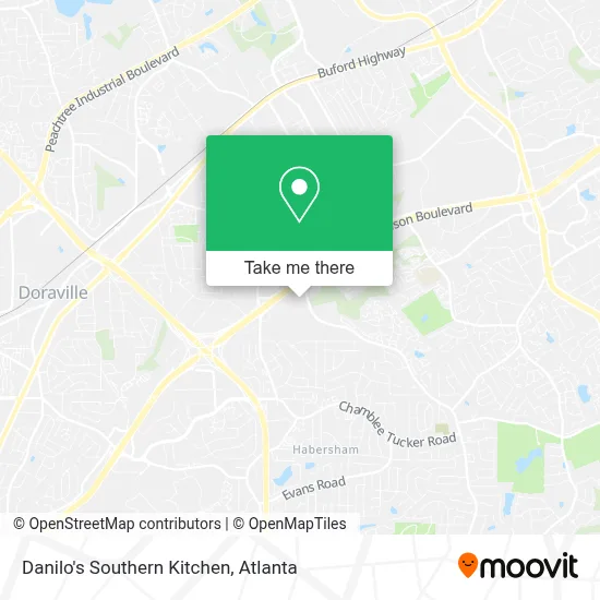 Danilo's Southern Kitchen map