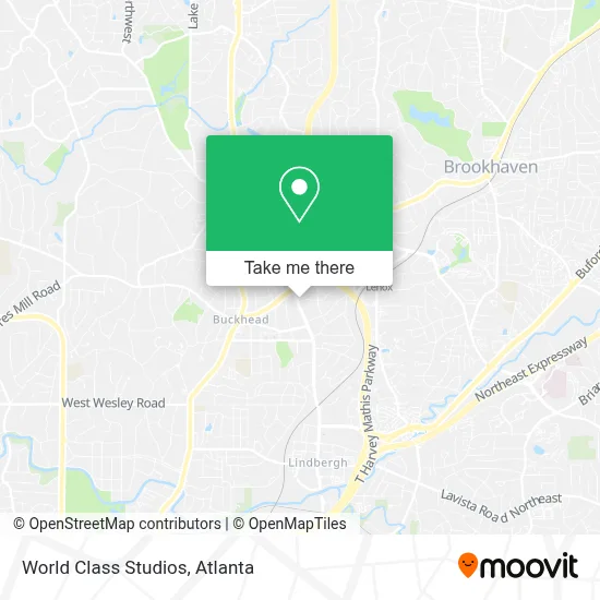 World Class Studios map