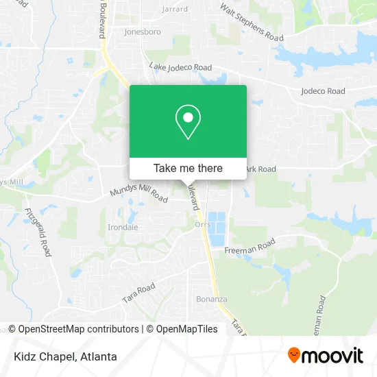 Kidz Chapel map