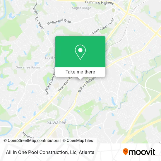 All In One Pool Construction, Llc map