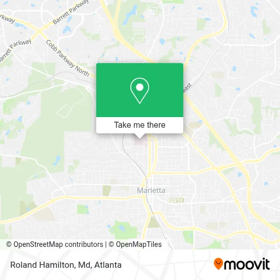 Roland Hamilton, Md map