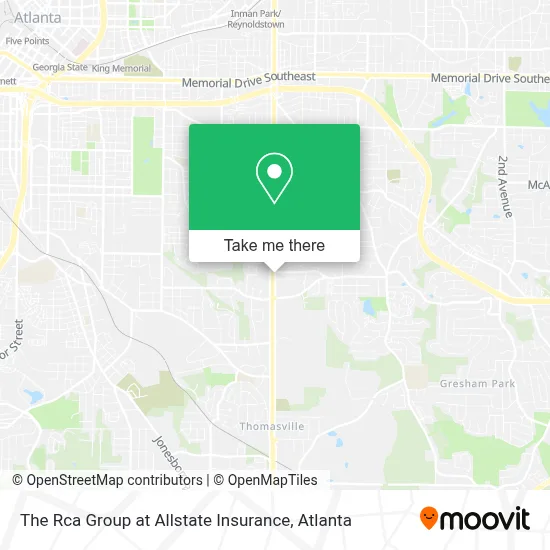 The Rca Group at Allstate Insurance map