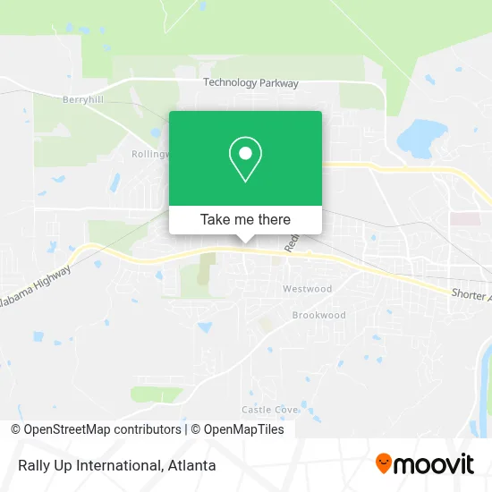 Rally Up International map