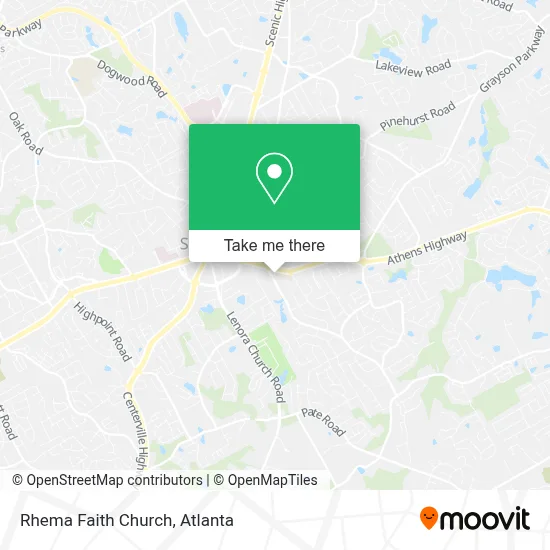 Rhema Faith Church map