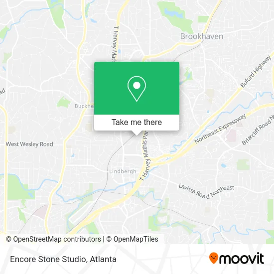 Encore Stone Studio map