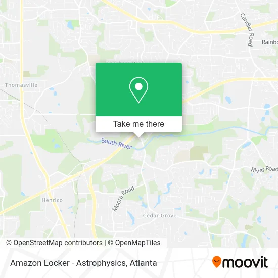 Amazon Locker - Astrophysics map