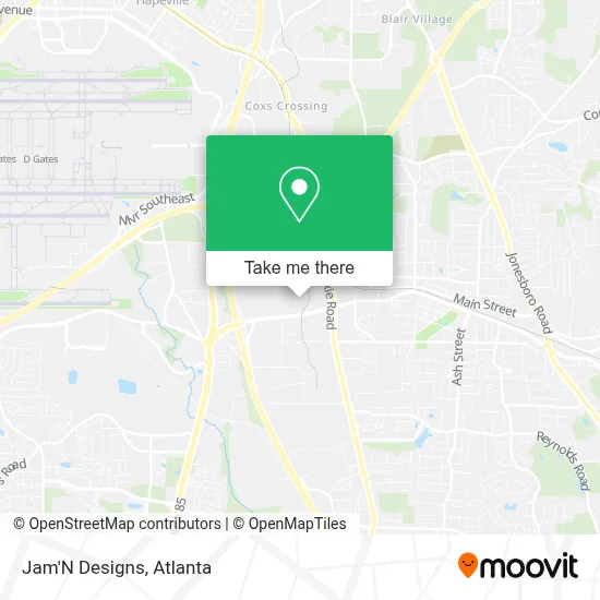 Jam'N Designs map