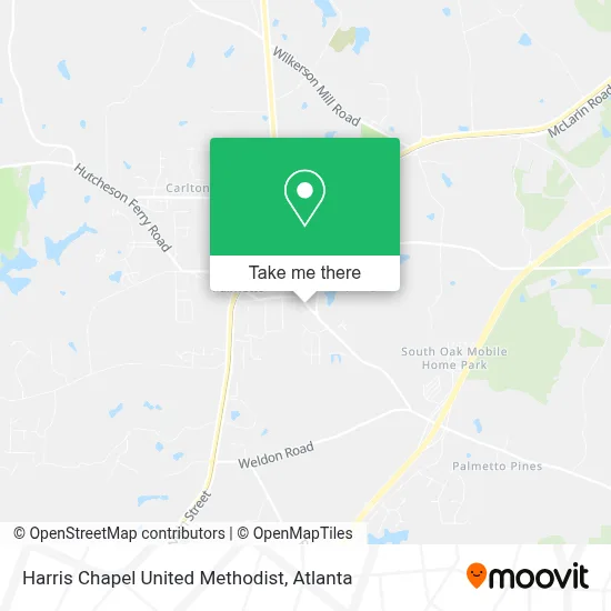 Harris Chapel United Methodist map