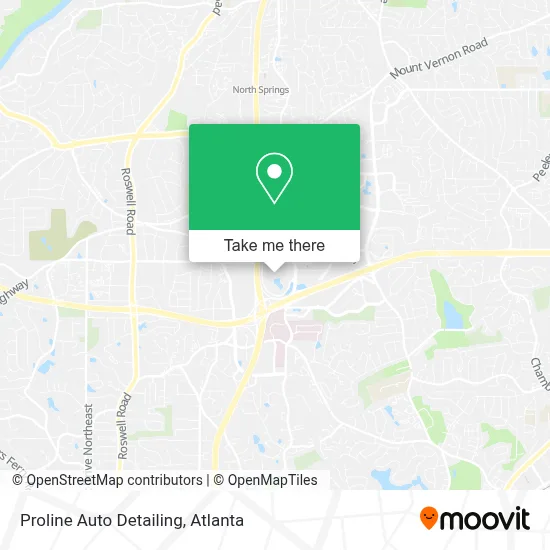 Proline Auto Detailing map