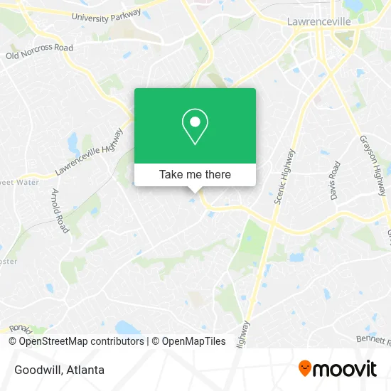 Goodwill map
