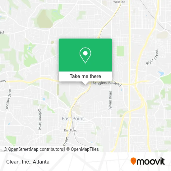 Clean, Inc. map