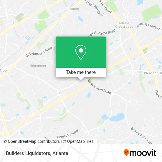 Builders Liquidators map