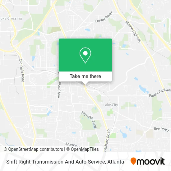 Shift Right Transmission And Auto Service map
