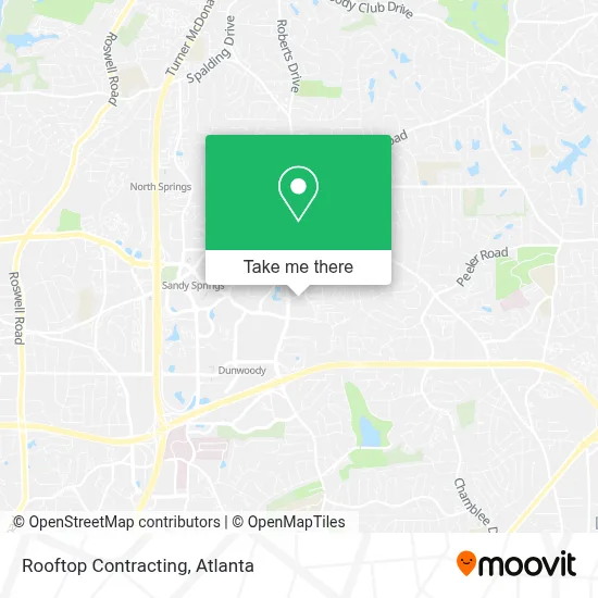 Rooftop Contracting map