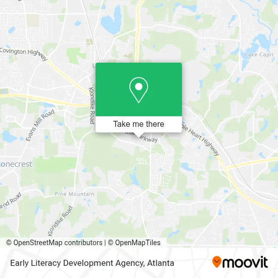 Early Literacy Development Agency map