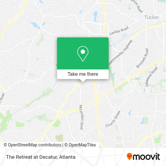 The Retreat at Decatur map