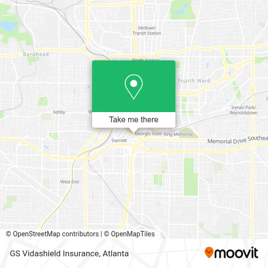 GS Vidashield Insurance map