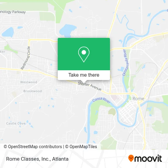 Rome Classes, Inc. map