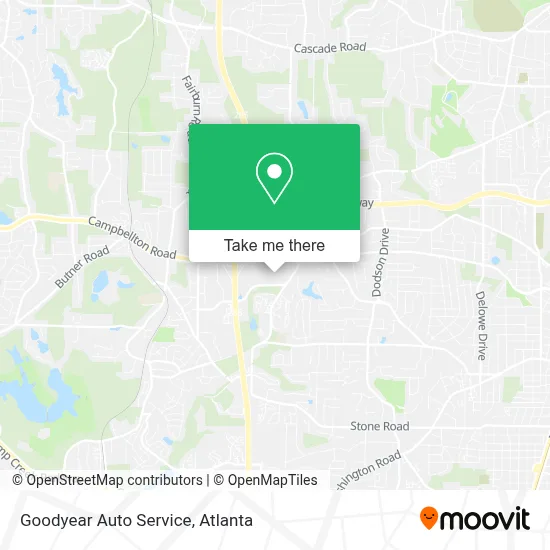 Goodyear Auto Service map