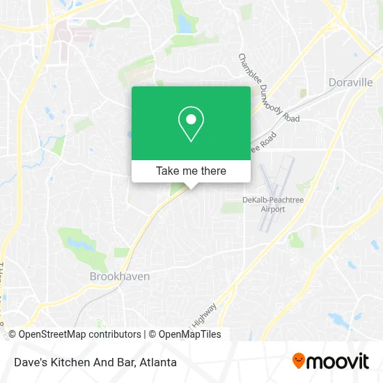 Dave's Kitchen And Bar map