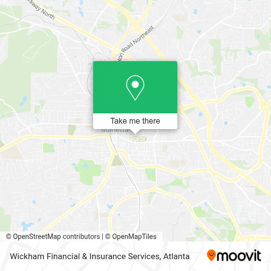 Wickham Financial & Insurance Services map