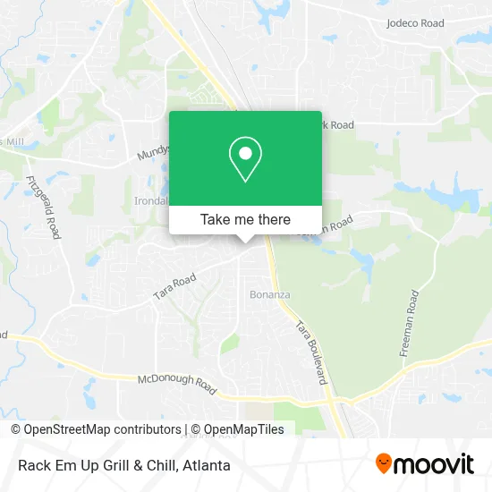 Rack Em Up Grill & Chill map