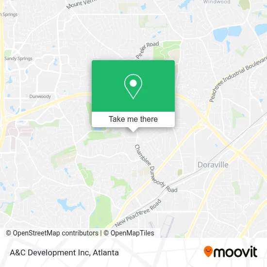 A&C Development Inc map